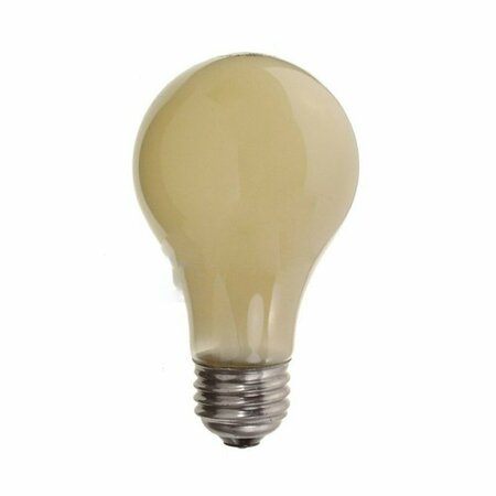 AMERICAN IMAGINATIONS 60W Bulb Socket Light Bulb Yellow Glass AI-37502